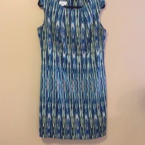 Van Gogh watercolor dress size 16.
